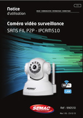 Semac IPCAM510 Notice D'utilisation