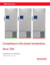 Thermo Fisher Scientific TSX Série Installation Et Utilisation