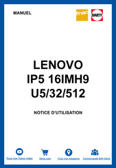 Lenovo IdeaPad Slim 5 16IMH9 Guide D'utilisation