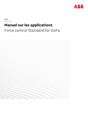 ABB Force control Standard Manuel D'application