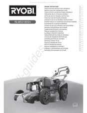 Ryobi RLM53190SV Traduction Des Instructions Originales