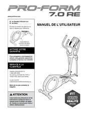 Pro-Form PFEL03712.0 Manuel De L'utilisateur