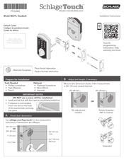 Schlage BE375 Instructions D'installation