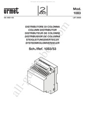 Urmet 1083/53 Mode D'emploi