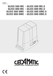 cedamatic GLISS 500 OMC.S Mode D'emploi