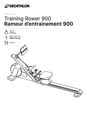 Decathlon DOMYOS Training Rower 900 Manuel D'instructions