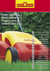 Wolf Garten Compact plus 37 E Mode D'emploi