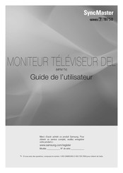 Samsung TB750 Guide De L'utilisateur