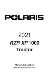 Polaris RZR XP 1000 2021 Manuel D'utilisation