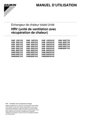 Daikin VAM 150FJVE Manuel D'utilisation
