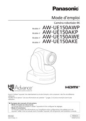 Panasonic AW-UE150AWP Mode D'emploi