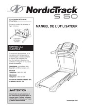 NordicTrack NETL15819.1 Manuel De L'utilisateur