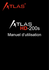 Atlas HD-200S Manuel D'utilisation