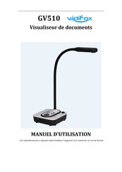 Vidifox GV510 Manuel D'utilisation