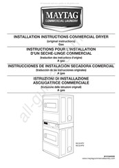 Maytag Commercial Laundry MLG24PD Instructions Pour L'installation