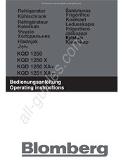 Blomberg KQD 1250 XA+ Manuel D'instructions