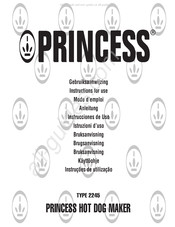 Princess 2245 Mode D'emploi