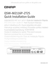 QNAP QSS QSW-M2116P-2T2S Guide D'installation Rapide