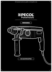 Pecol Powertools PROFESSIONAL MCSDSP850PRO Mode D'emploi