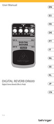 Behringer DIGITAL REVERB DR600 Manuel D'utilisation