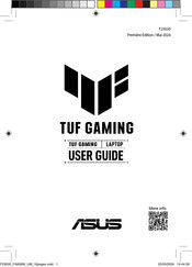 Asus TUF Gaming A16 Manuel D'utilisation