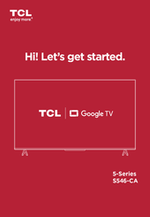 TCL S546-CA Mode D'emploi