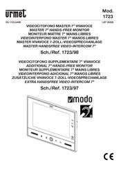 Urmet 1723/98 Mode D'emploi