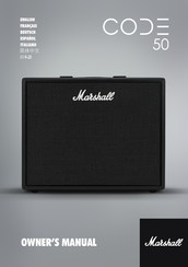 Marshall CODE 50 Manuel D'utilisation