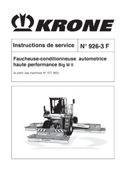 Krone 577 950 Instructions De Service