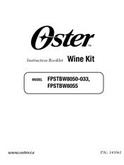 Oster FPSTBW8050-033 Livret D'instructions