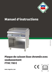 RM Gastro FTHC 780 E Manuel D'instructions