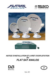 Teleco FLAT SAT ANALOG Notice D'installation Et D'exploitation