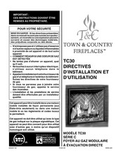 Town & Country Fireplaces TC30 Directives D'installation Et D'utilisation