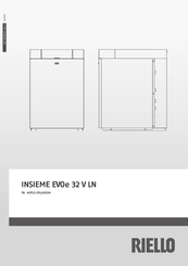 Riello INSIEME EVOe 32 V LN Notice Utilisateur