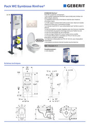 Geberit SYMBIOSE Rimfree 118.223.11.1 Mode D'emploi