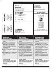 Lutron MAESTRO MS-OPS2 Guide Rapide