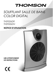 Thomson THSF026DR Notice D'utilisation