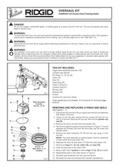 RIDGID R350RHD Mode D'emploi
