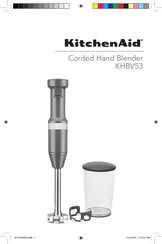 KitchenAid KHBV53 Mode D'emploi