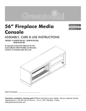 Greentouch 1030FM-28-254 Instructions De Montage, D'entretien Et D'utilisation