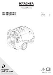 Kärcher HDS-E 3.3/25-4M Ec Mode D'emploi