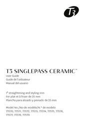 T3 SINGLEPASS CERAMIC 77579 Guide De L'utilisateur