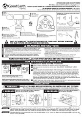 Good Earth Lighting SE1293-WH3-02LF0-G Mode D'emploi