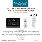La Crosse Technology CA80550 Manuel D'instructions