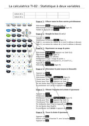 Texas Instruments TI-82 Stats.fr Mode D'emploi