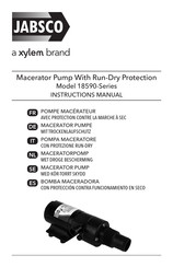 Xylem JABSCO 18590 Serie Manuel D'instructions