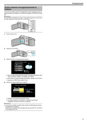 JVC Everio GZ-HM30 Guide Rapide