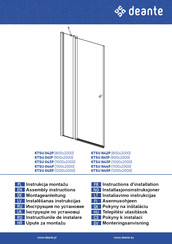 deante KTSU N45P Instructions D'installation