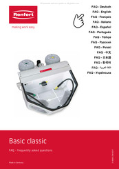 Renfert basic classic Mode D'emploi