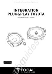 Focal INTEGRATION PLUG&PLAY TOYOTA IS 690TOY Manuel D'utilisation